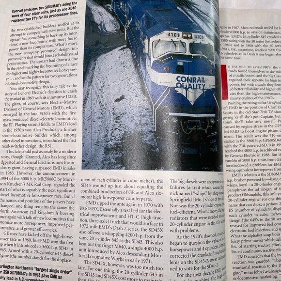 Trains Magazine of Railroading u September 1996 Vol 56 No 9 Short Lines and Mer - Picture 10 of 15